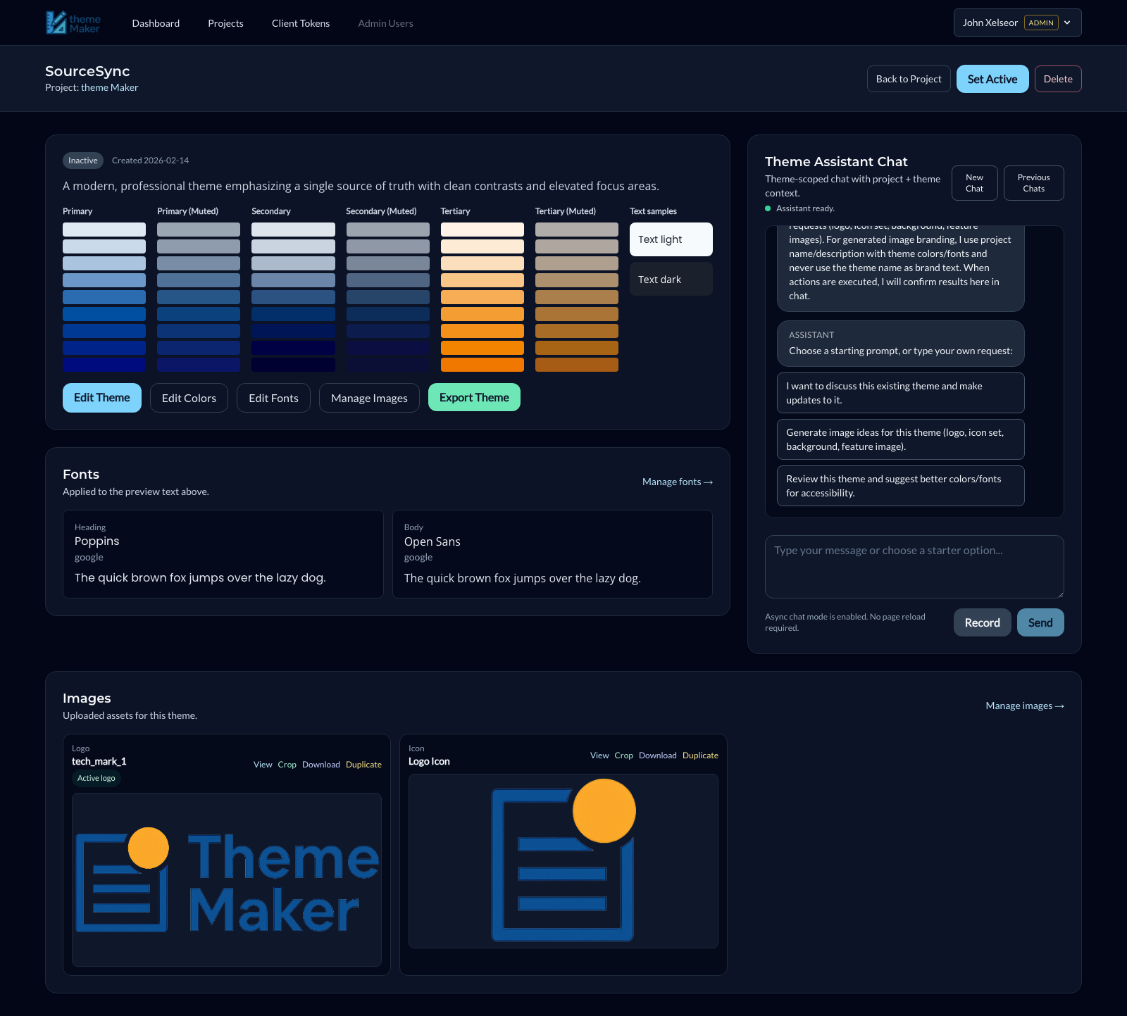 Theme Maker AI hero background